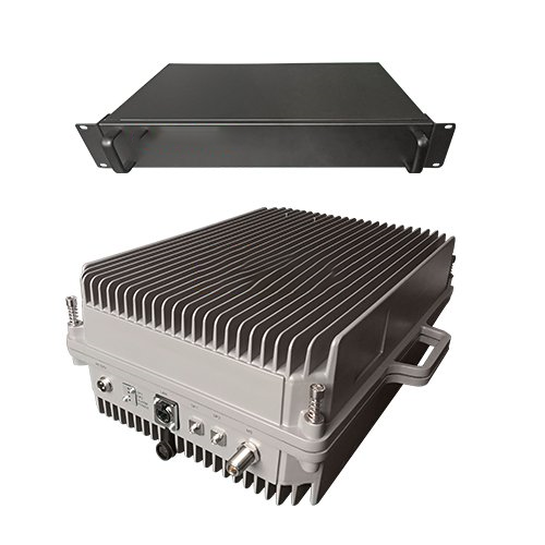  山城350M PDT消防集群警用数字光纤直放站近远端机