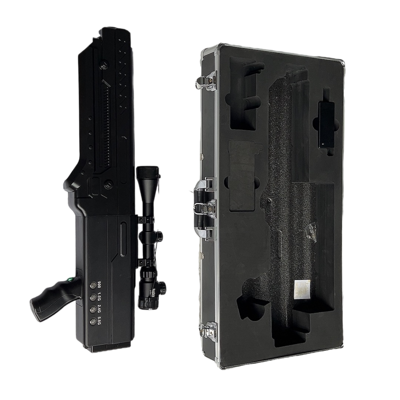  山城手持便携式枪型低空防御反制四通道A型